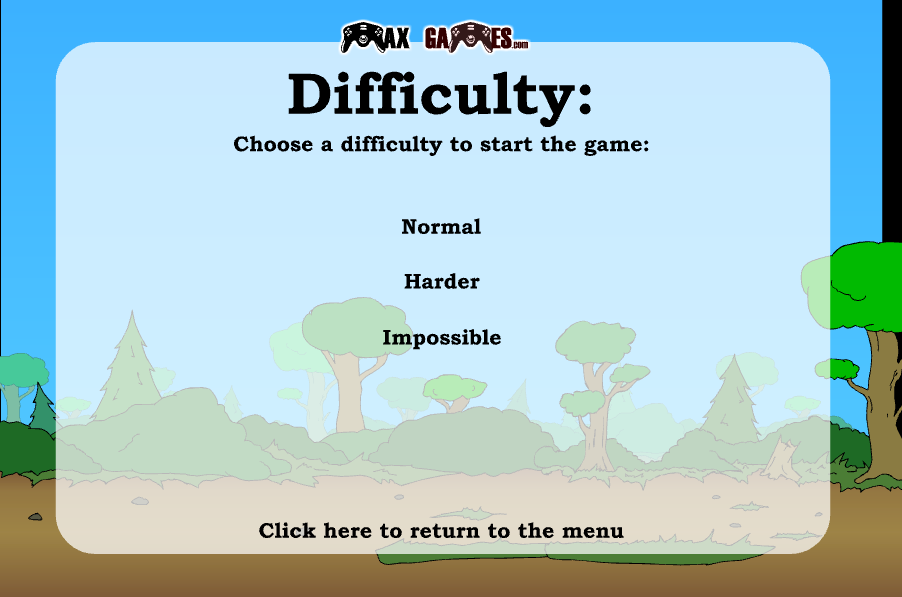 Age of War Difficulty Screen