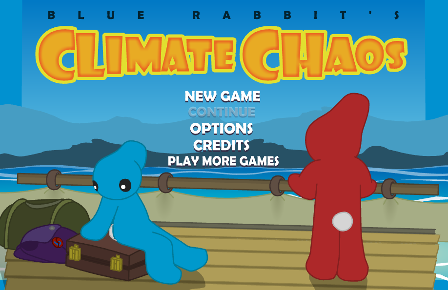 Blue Rabbit's Climate Chaos - Main Screen