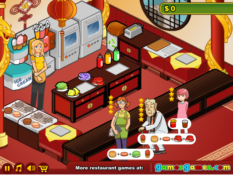 Burger Restaurant 3 Challenge mode