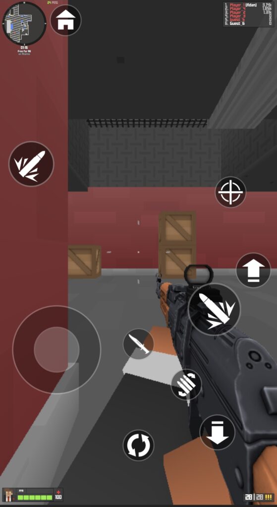 krunker.io Mobile playing