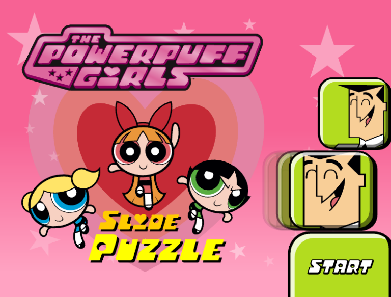 The Powerpuff Girls : Slide Puzzle – GameJIT
