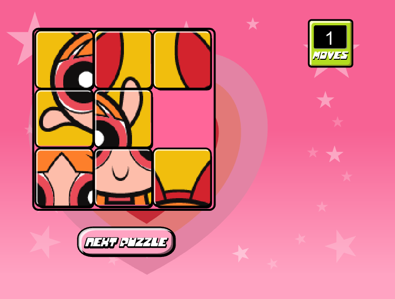 The Powerpuff Girls : Slide Puzzle