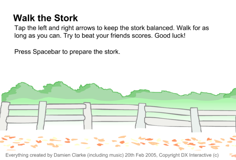 Storks Game Walk the Stork – Balance & Timing Arcade Game Online – GameJIT