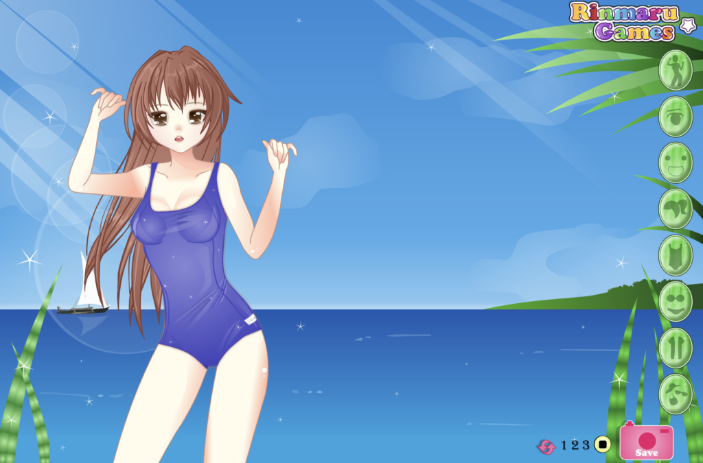 Anime Summer Girl Dressup