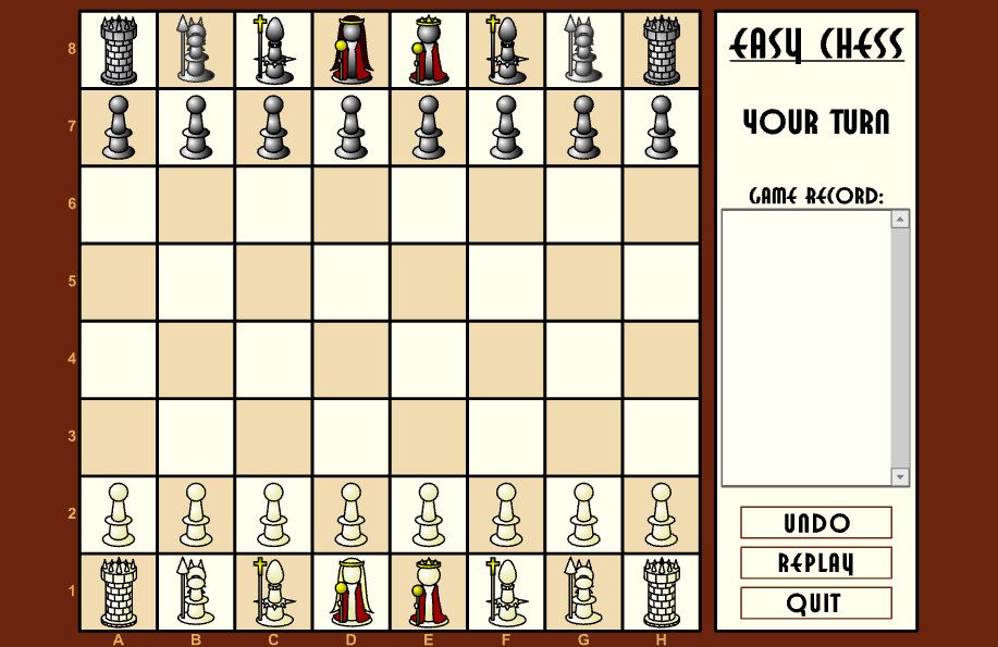 Easy Chess by James m. Burton