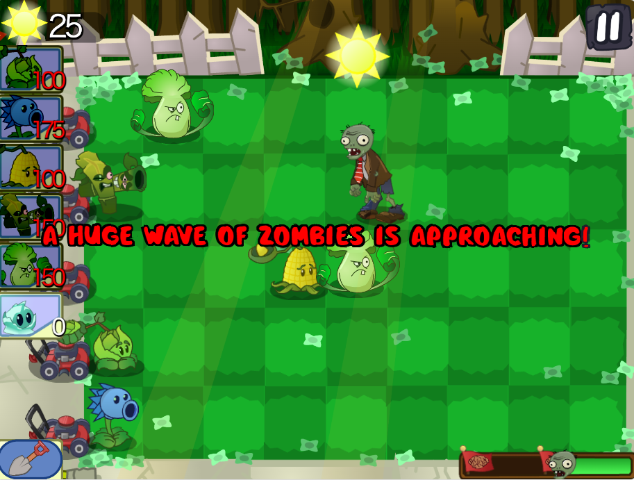 Plants vs Zombies - "A HUGE WAVE OF ZOMBIES IS APPROACHING!"