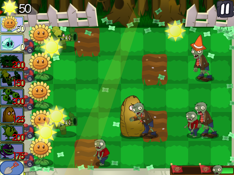 Plants vs Zombies Playing