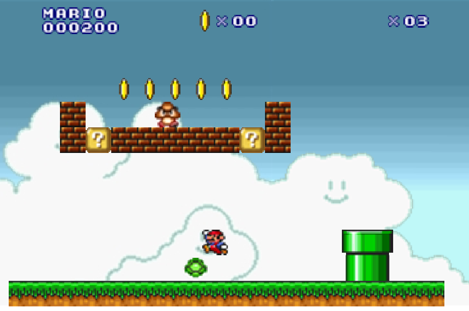 Super Mario Flash Playing