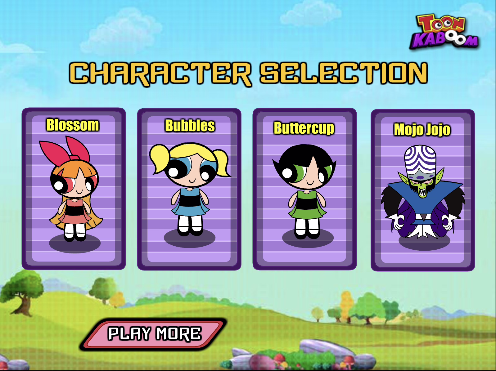 Powerpuff Girls Racing - Character Selection