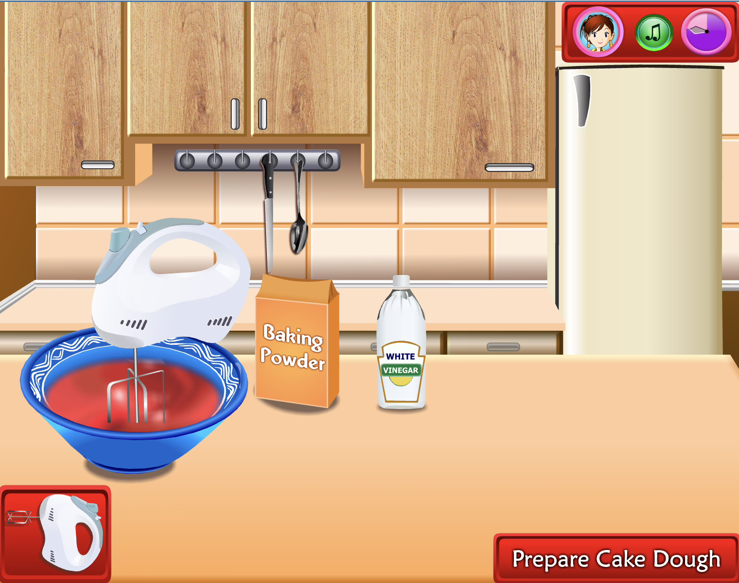 Sara's Cooking Class: Red Velvet Cake - Playing