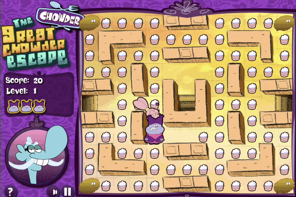 The Great Chowder Escape Playing