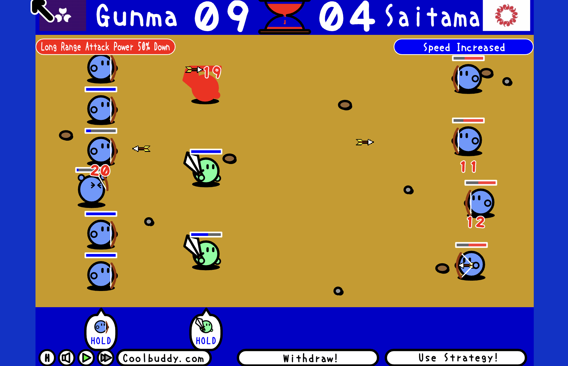 The Great War of Prefectures - Playing
