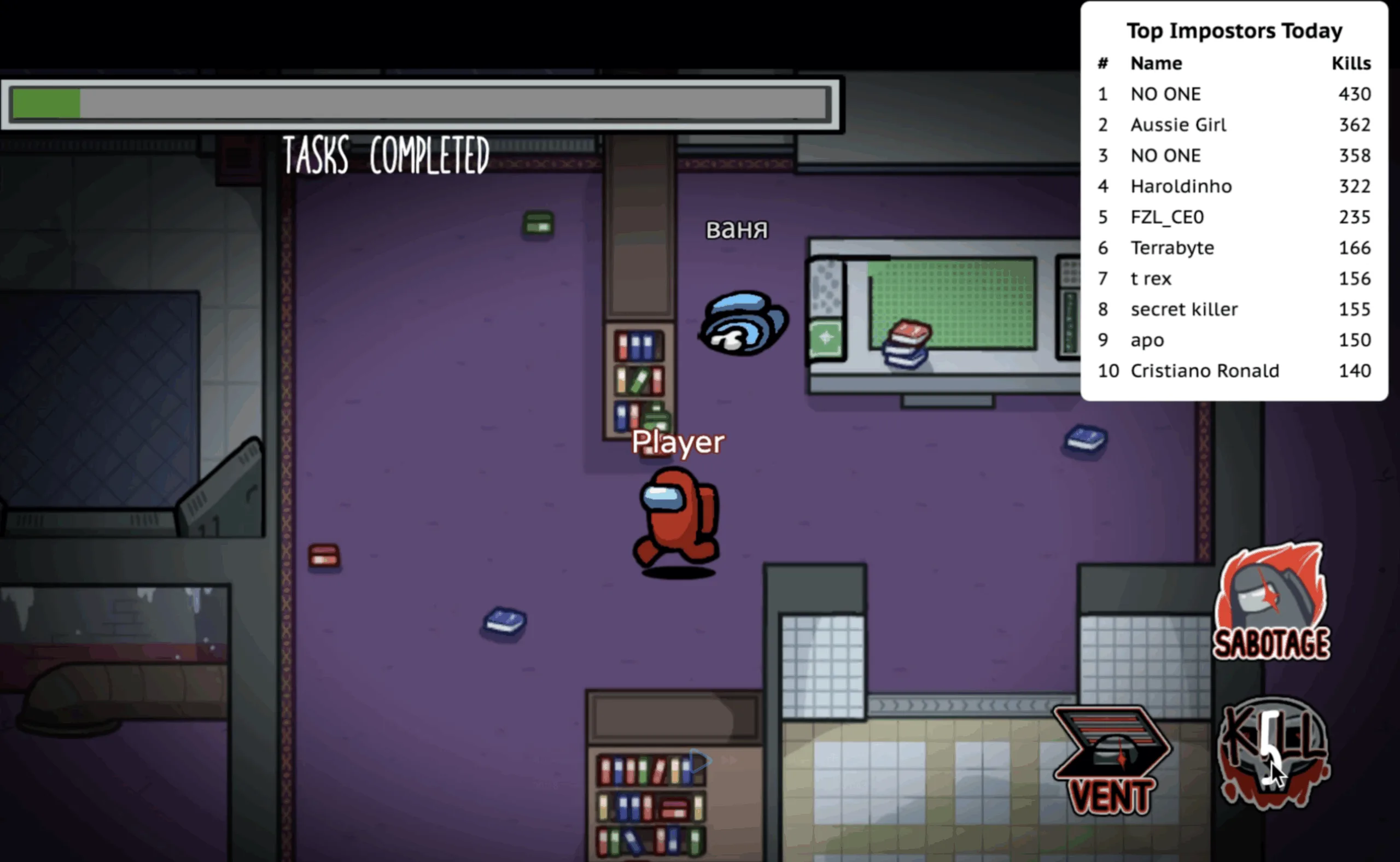 Among Us IMPOSTER - Kill