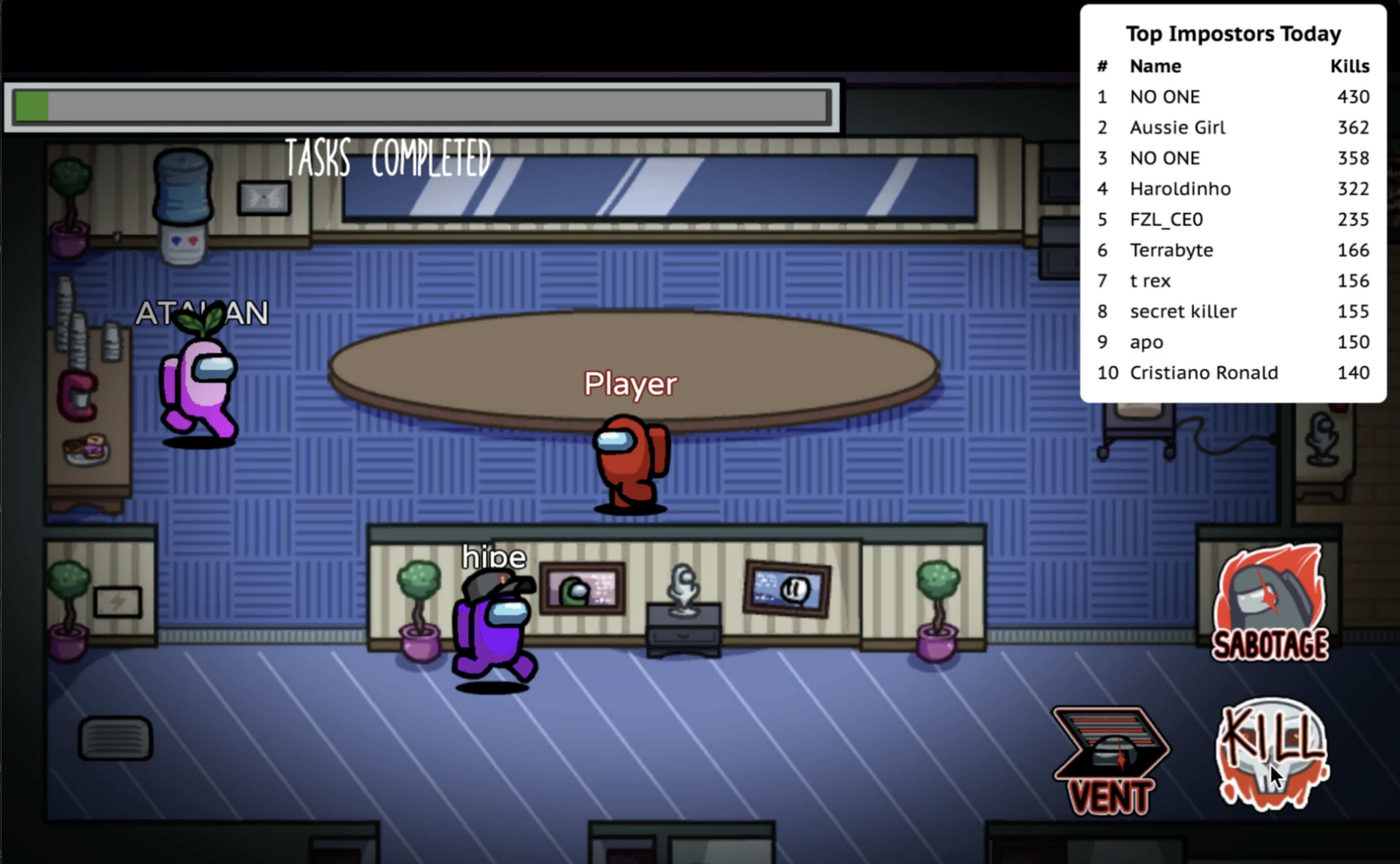 Among Us IMPOSTER - three players