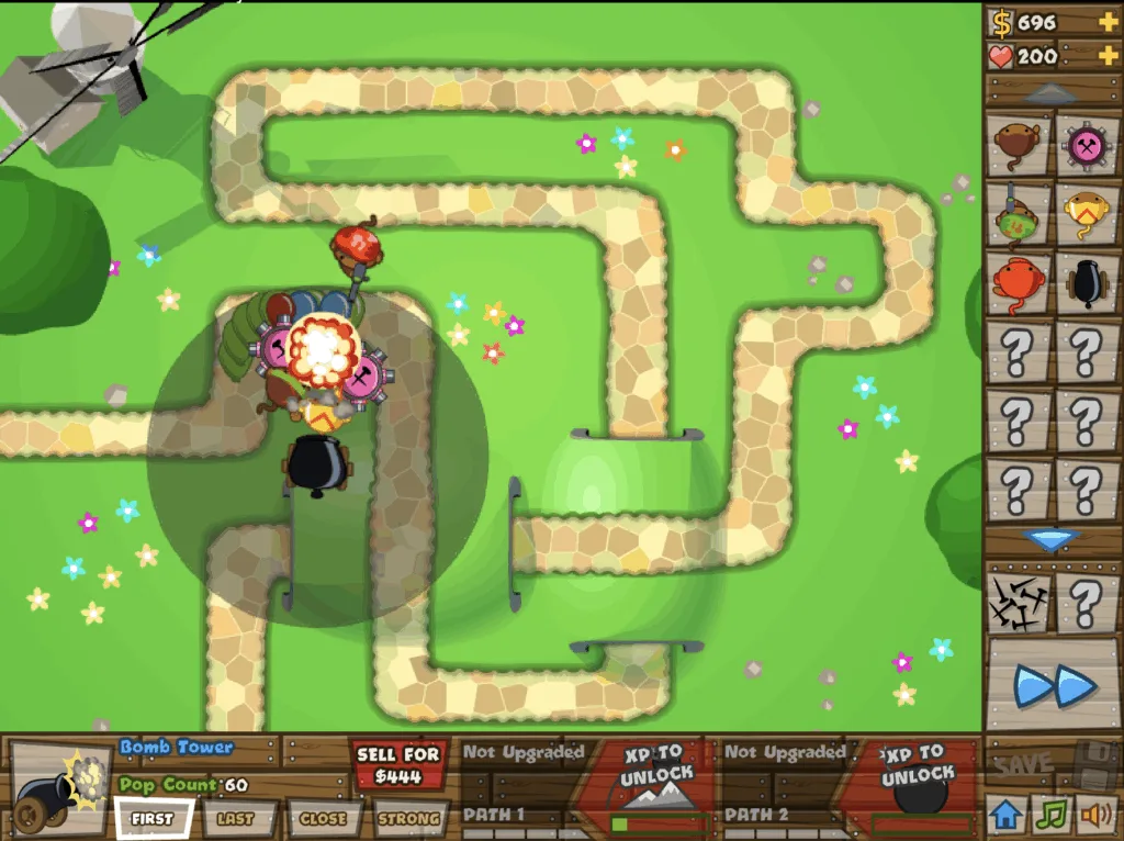 Bloons TD 5 - Playing