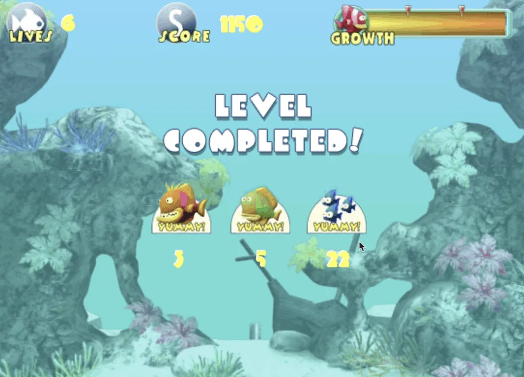 Fish Tales - Level Completed!