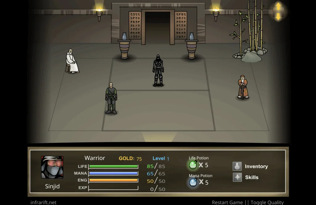 Sinjid: Shadow of the Warrior - Starting