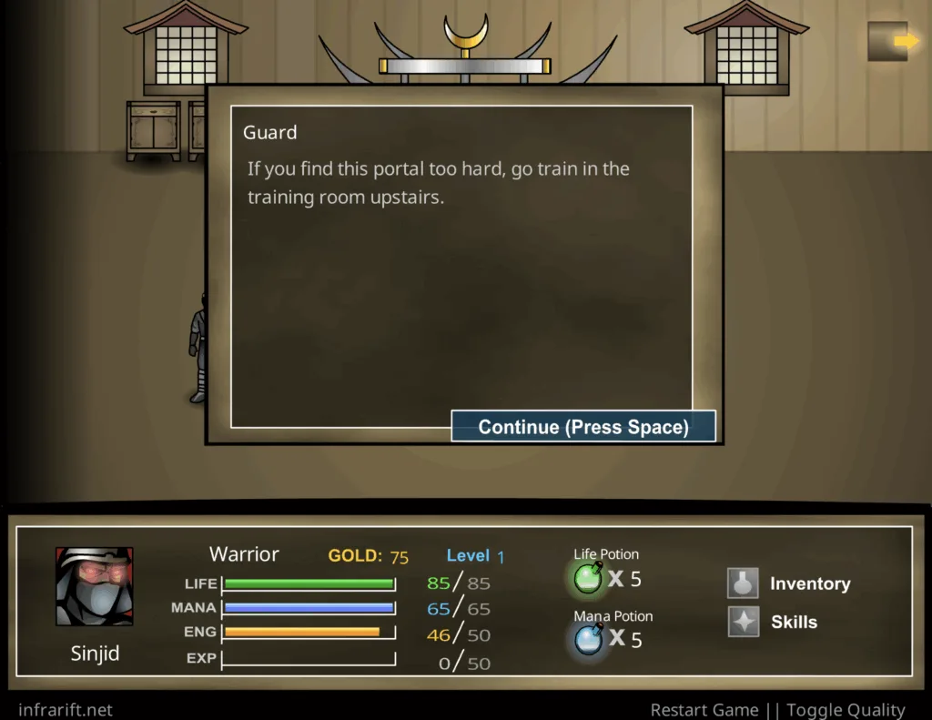 Sinjid: Shadow of the Warrior - Guard