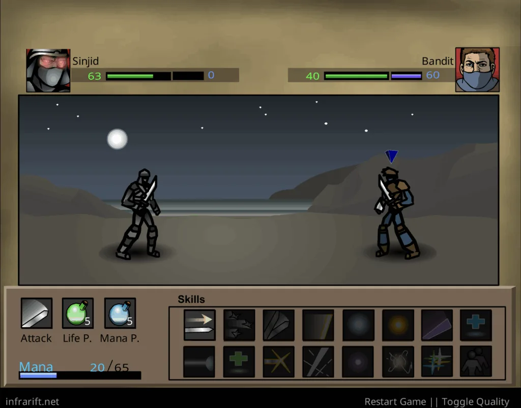 Sinjid: Shadow of the Warrior - Level 2 Bandit Battle