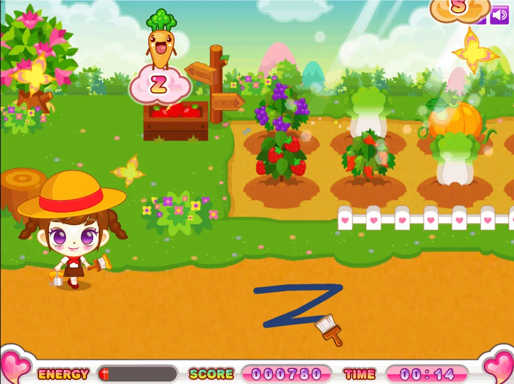 쥬디의 휘리릭 페인트 - Z 그리기