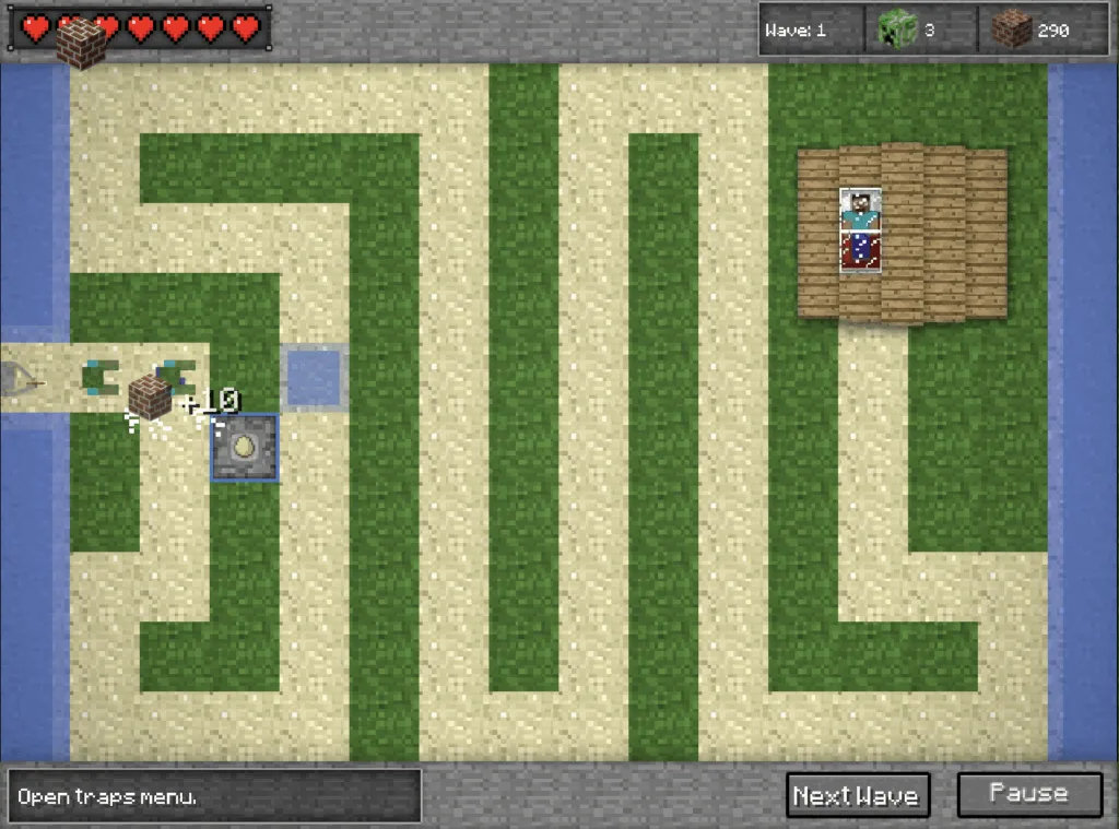 Minecraft Tower Defense - monsters