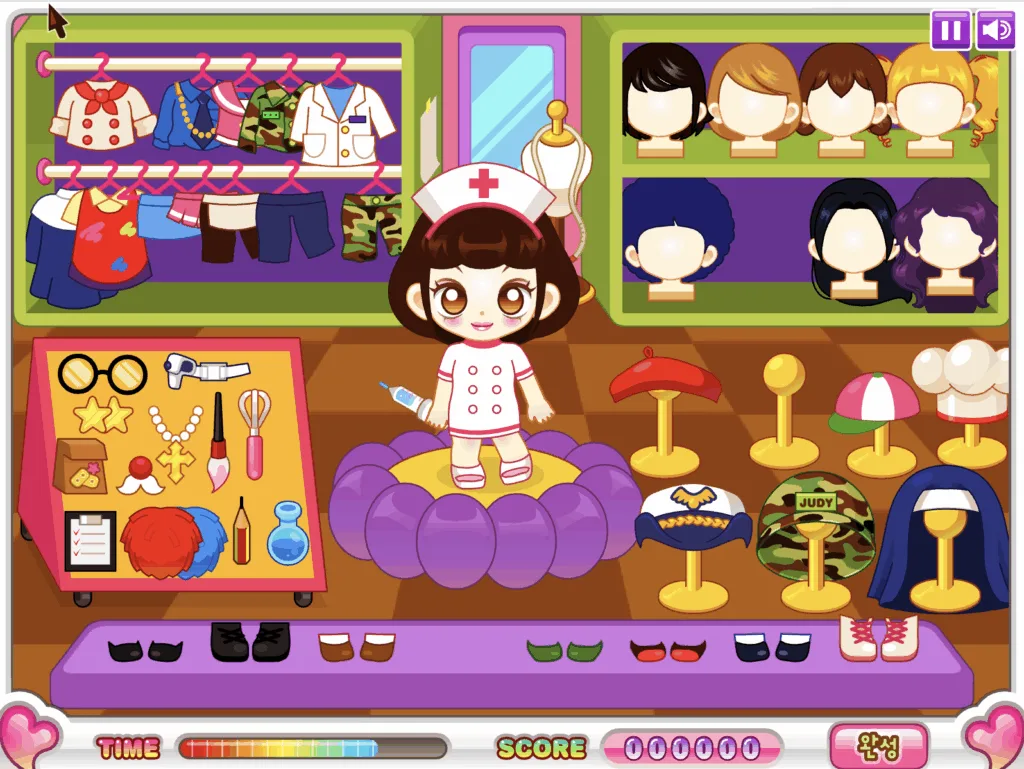 쥬디의 패션쇼 - 간호사 복장