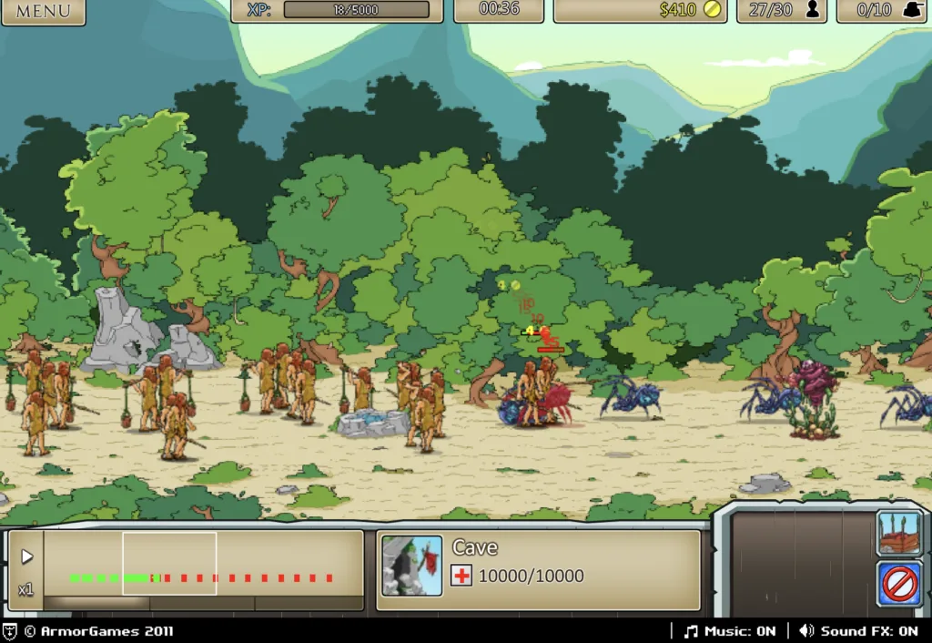 Army of Ages - Starting age