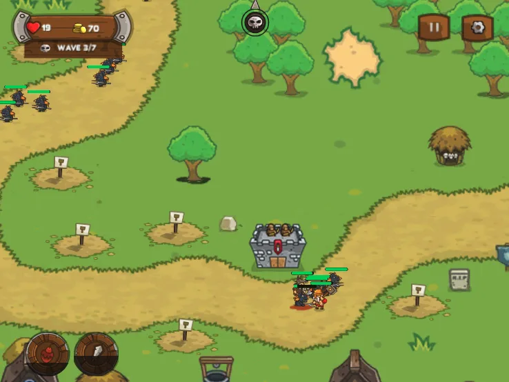 Kingdom Rush - Playing