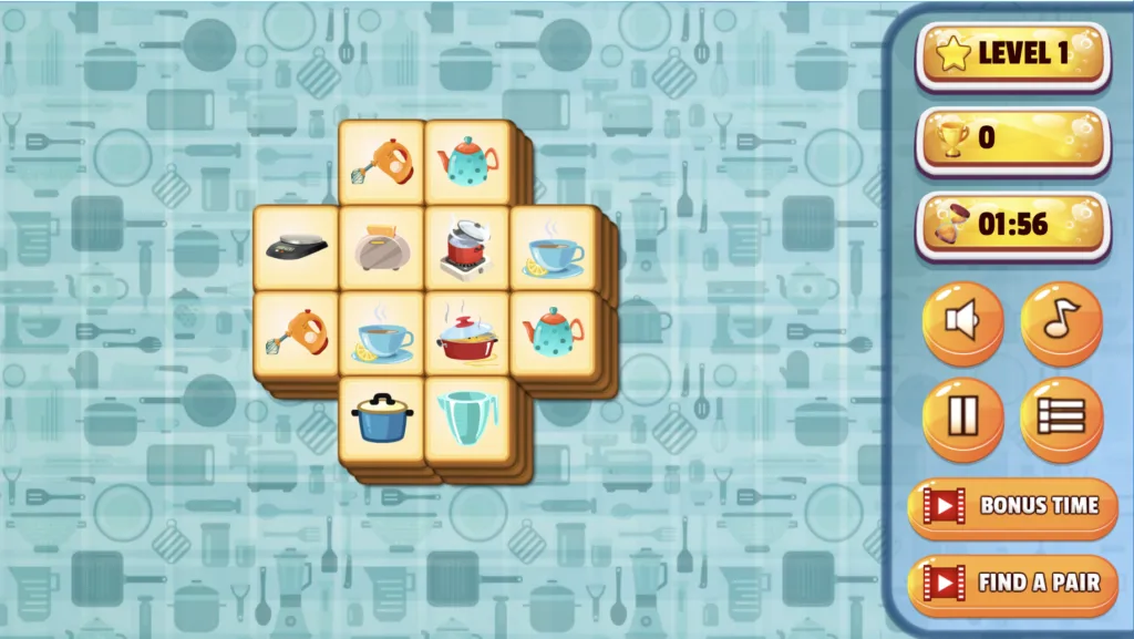 Kitchen Mahjong - Level 1