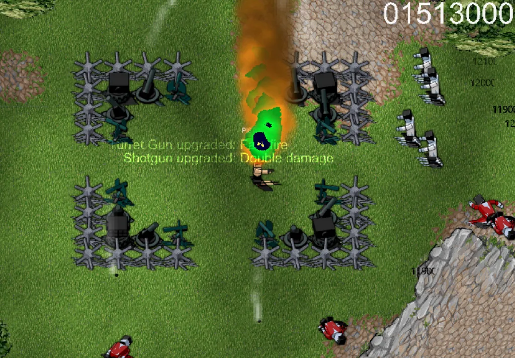 Boxhead: The Zombie Wars - Playing