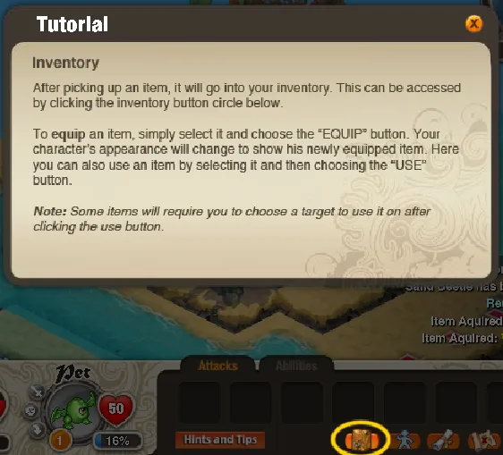 Castaway - Inventory