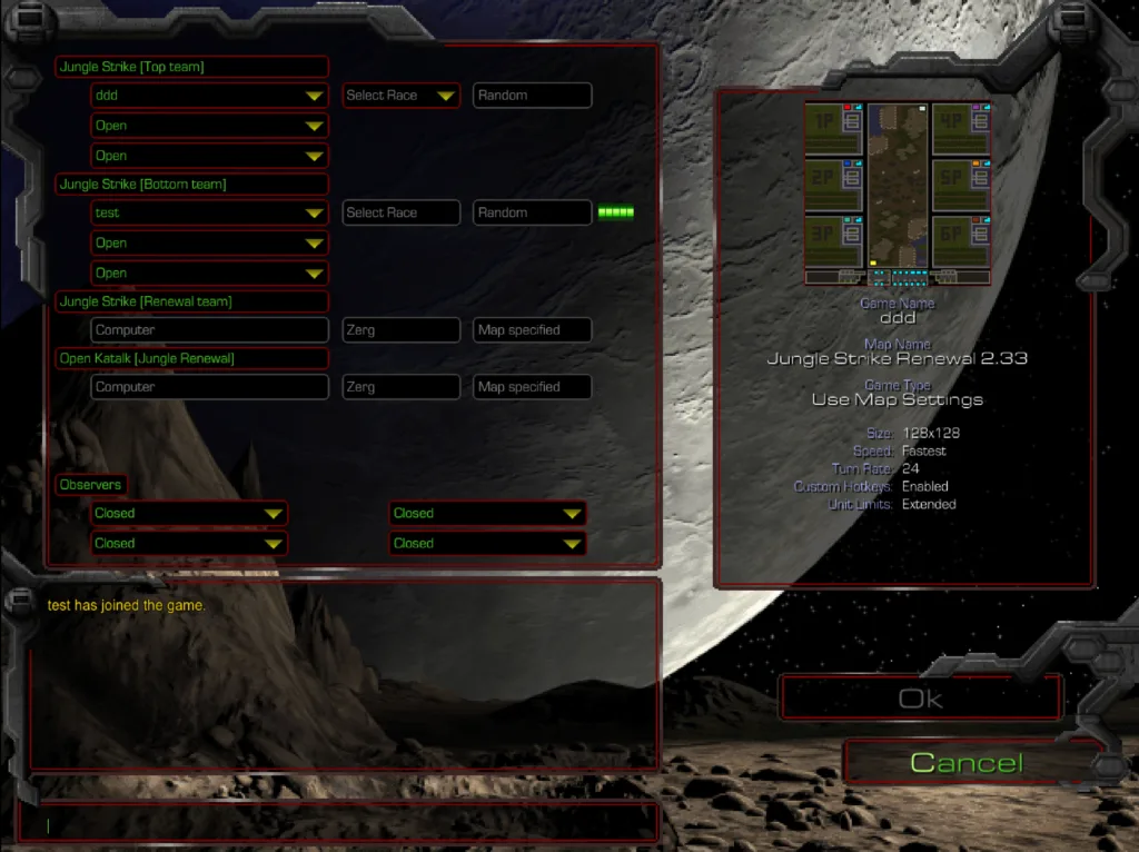 정글 스트라이크 리뉴얼 2.33 - 방 입장