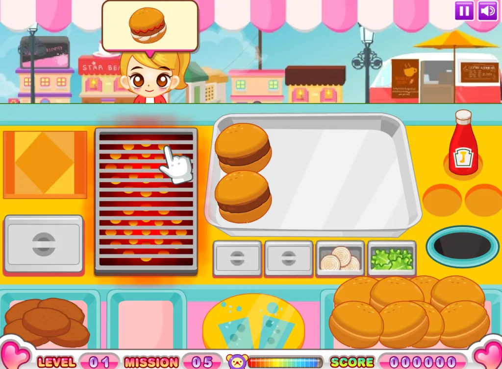 쥬디의 맛있는 햄버거 - 햄버거 주문