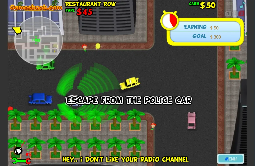 Sim Taxi New York - "Escape from the police car"