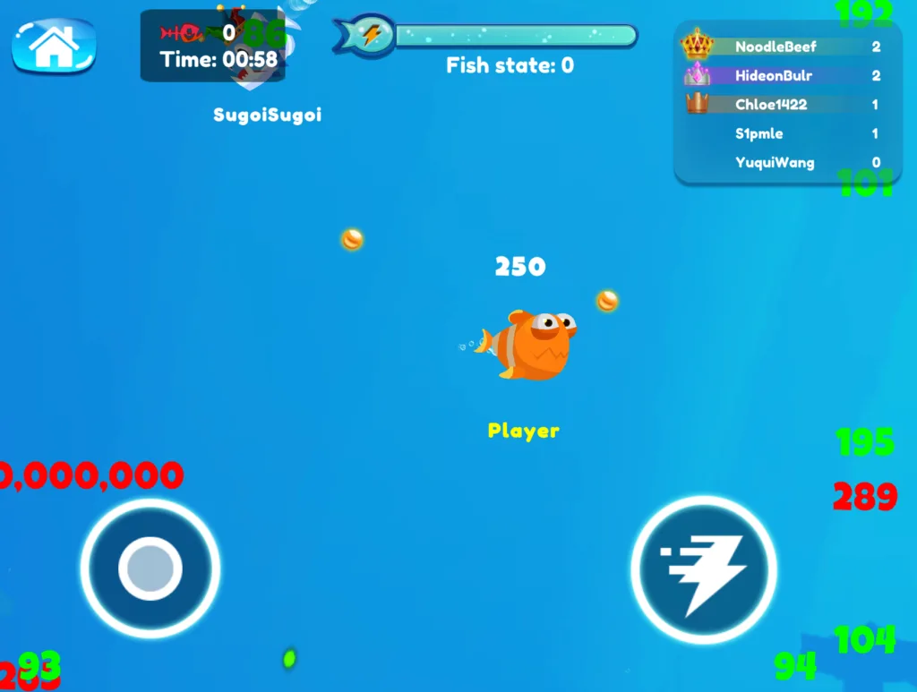 광란의 수족관 Eat The Fish IO - Playing