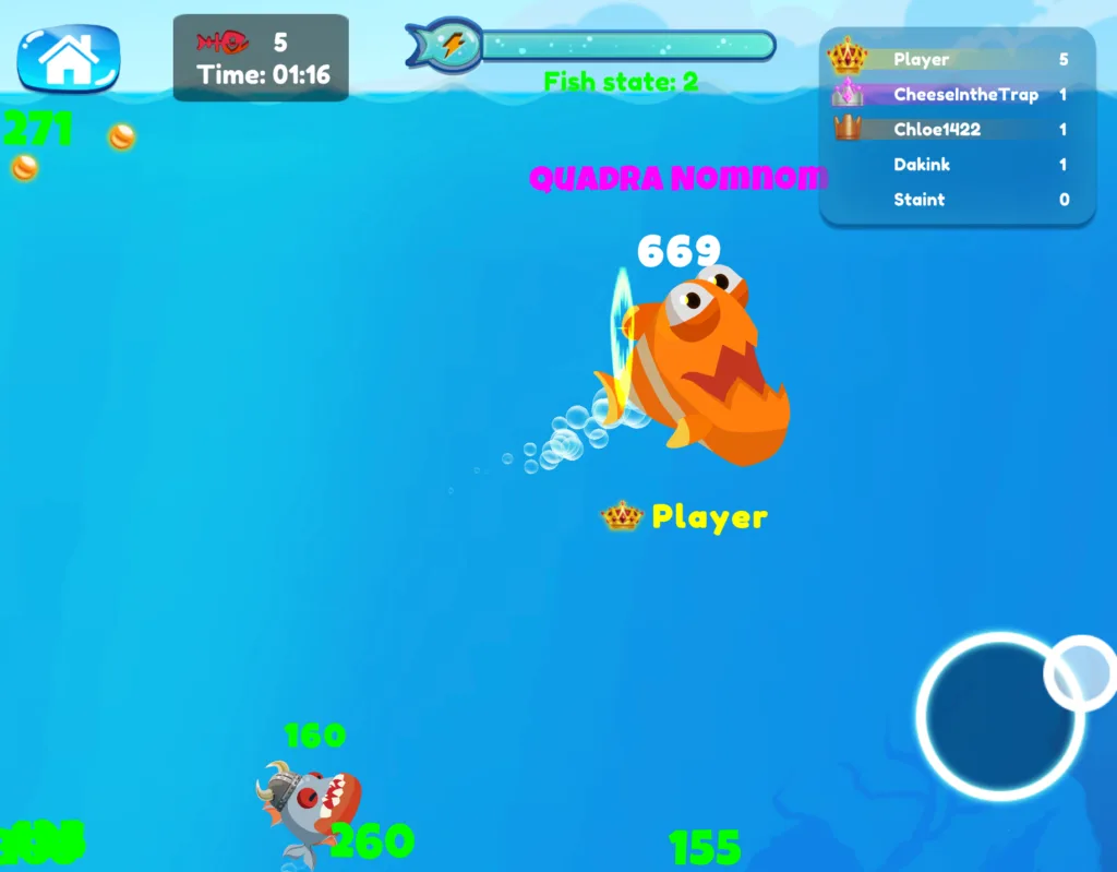 광란의 수족관 Eat The Fish IO - Playing