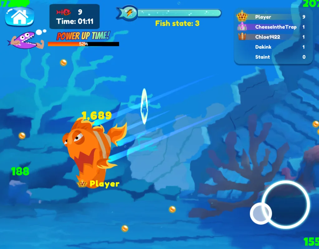 광란의 수족관 Eat The Fish IO - Playing