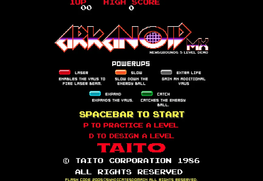 Arkanoid - Main