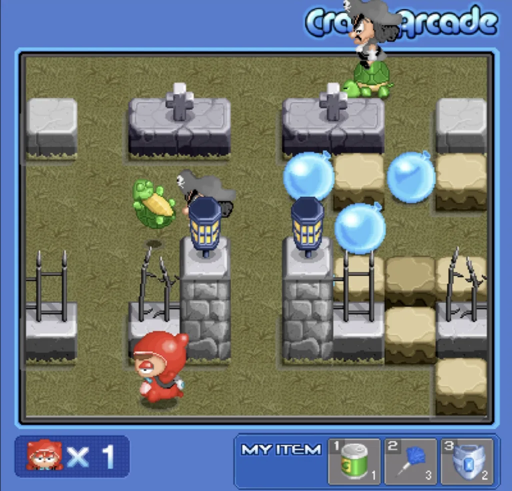 Mini Crazy Arcade Playing