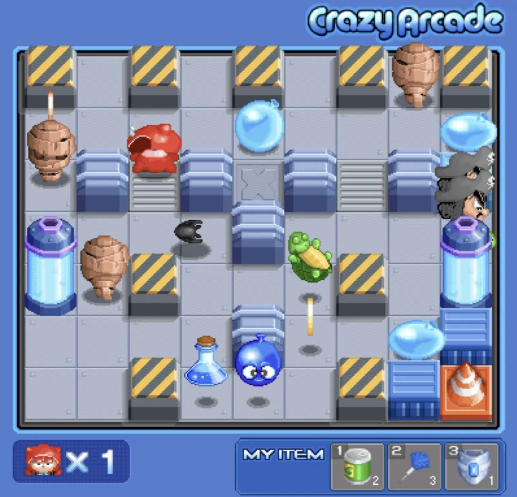 Mini Crazy Arcade Playing