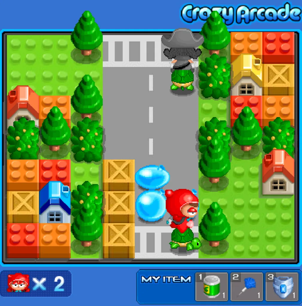 Mini Crazy Arcade Playing