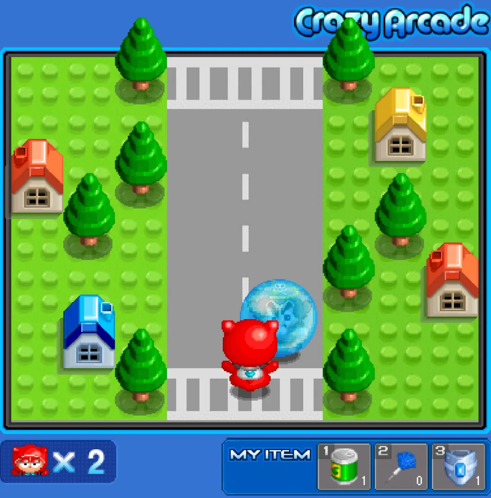 Mini Crazy Arcade Playing