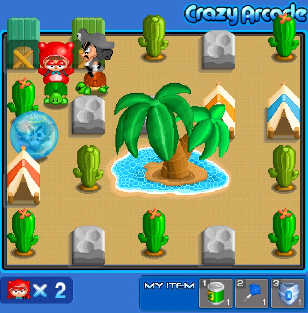 Mini Crazy Arcade Playing
