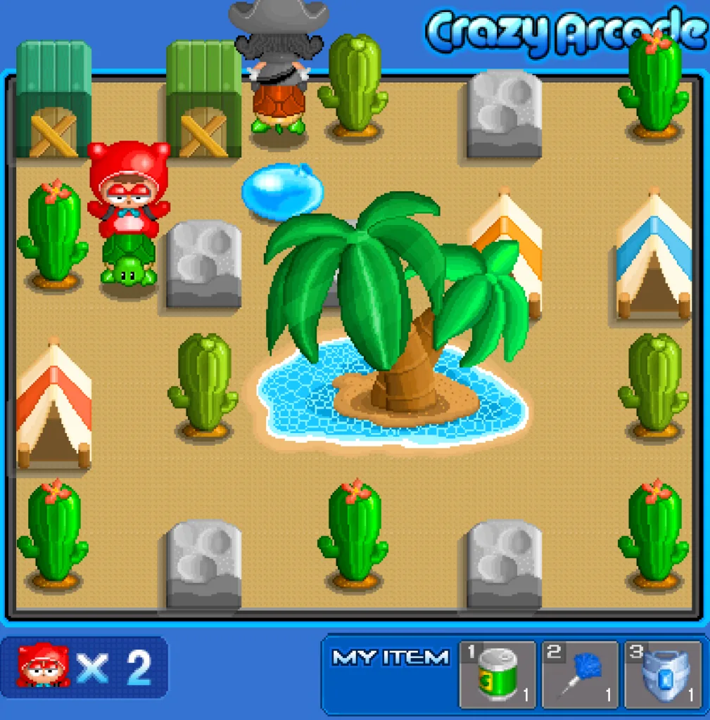 Mini Crazy Arcade Playing