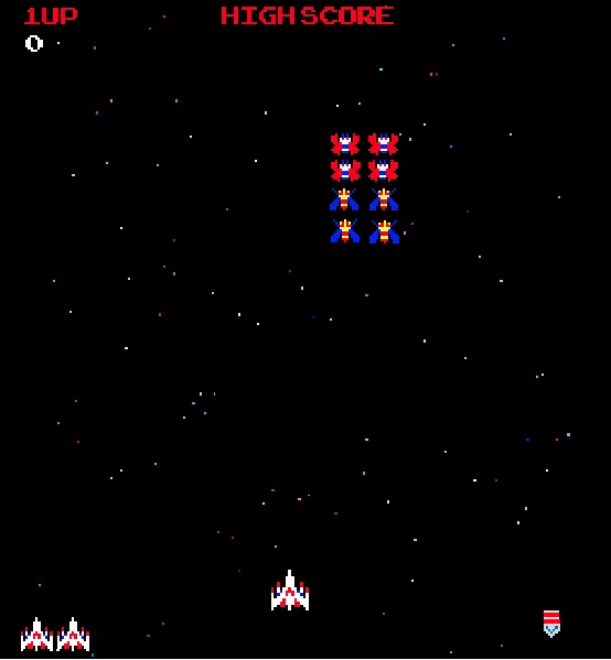 Galaga - Playing