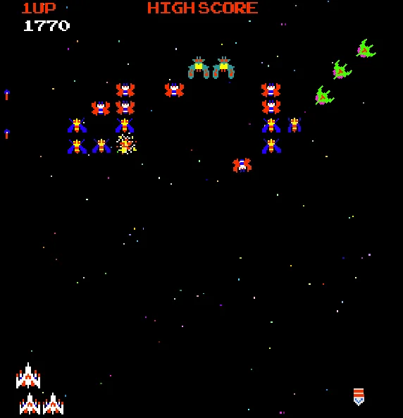 Galaga - Playing