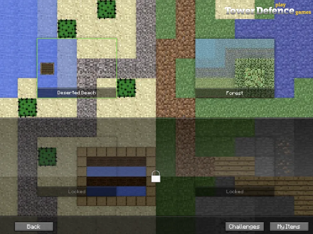 Minecraft Tower Defense 2 - Playing