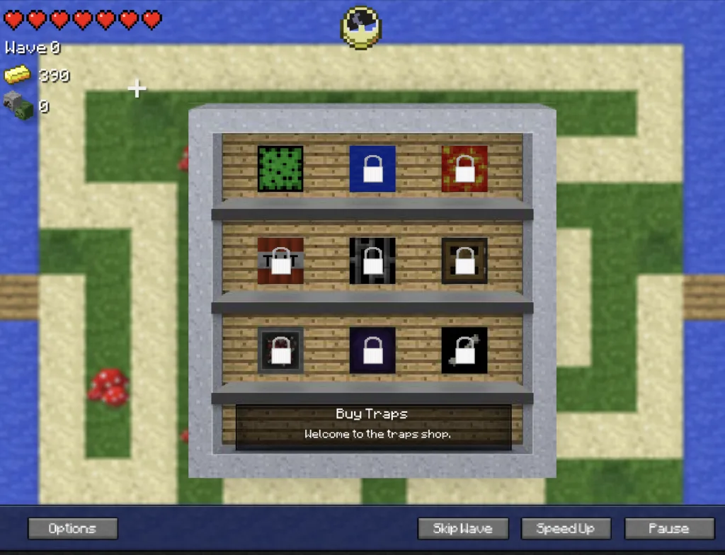 Minecraft Tower Defense 2 - Playing