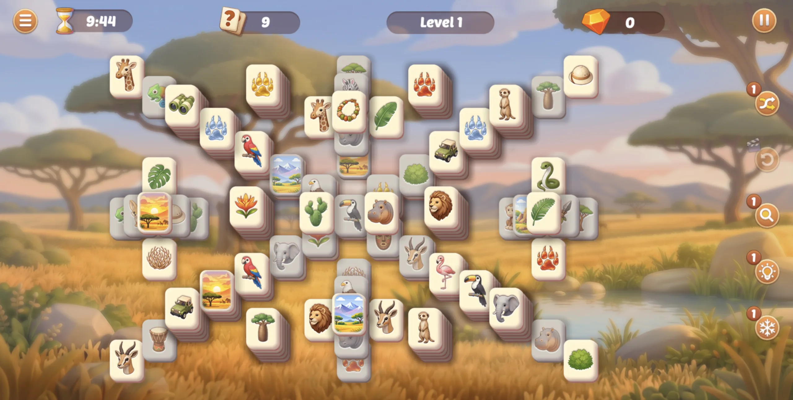 Safari Story Mahjong