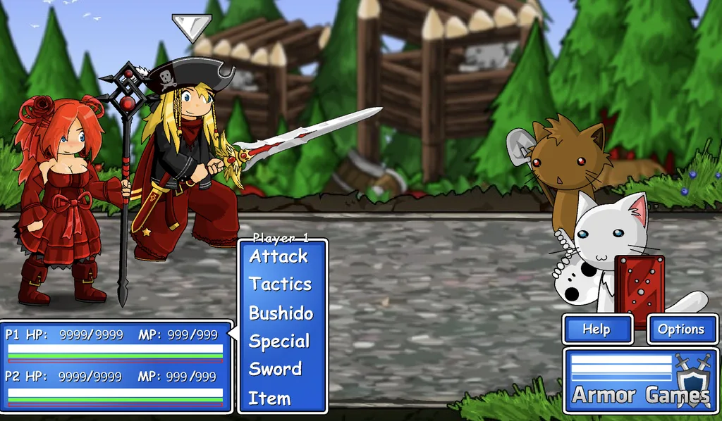 Epic Battle Fantasy 2 - Battle